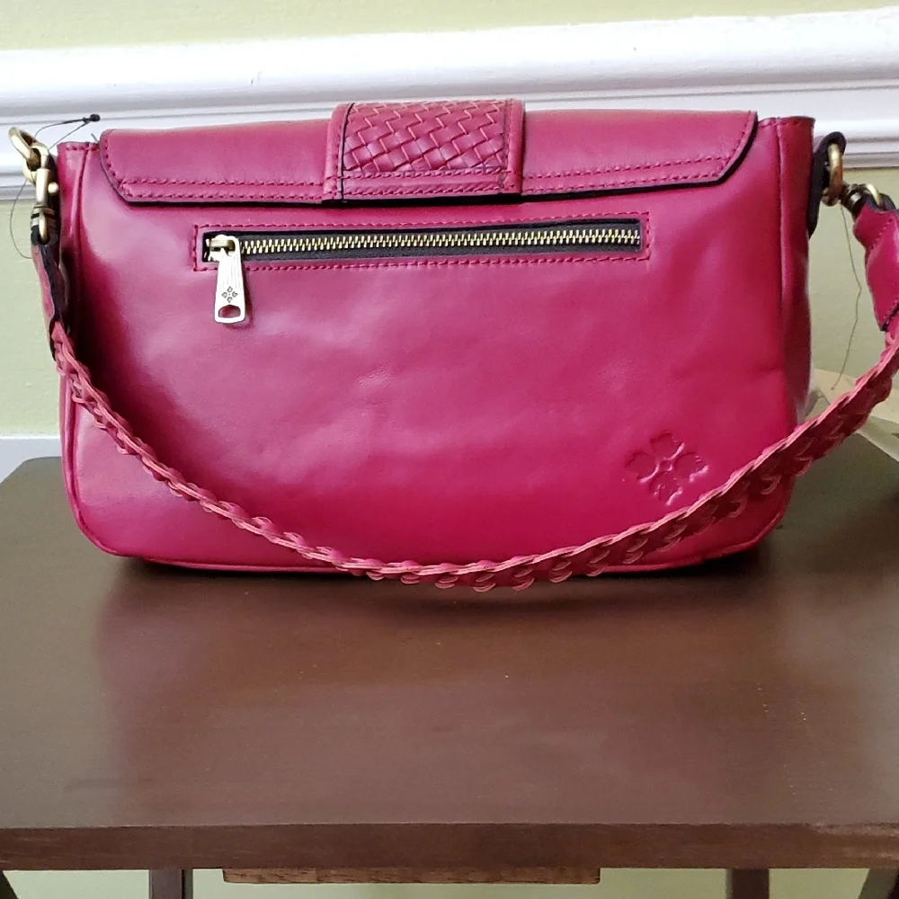 [Never used] Patricia Nash Leather Fuschia   Bag - Picture 3 of 11